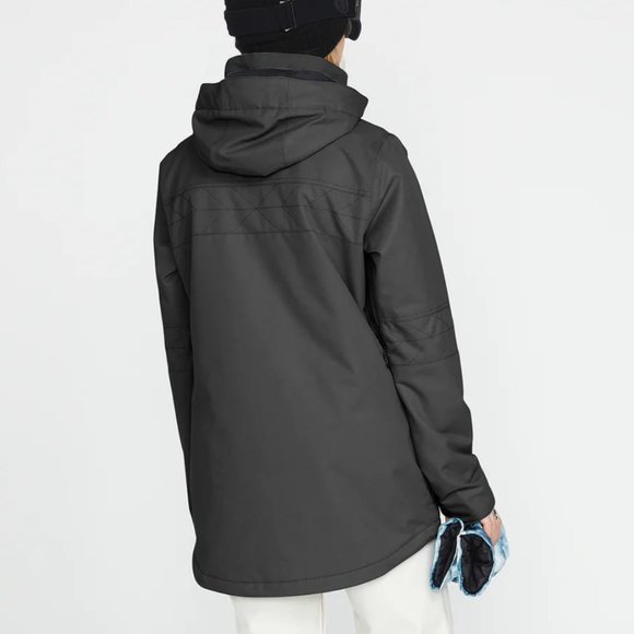 NEW Volcom Womens Fawn Insulated Jacket Skiing Snowboarding Black Sz M - Picture 3 of 8